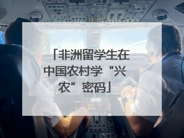 非洲留学生在中国农村学“兴农”密码